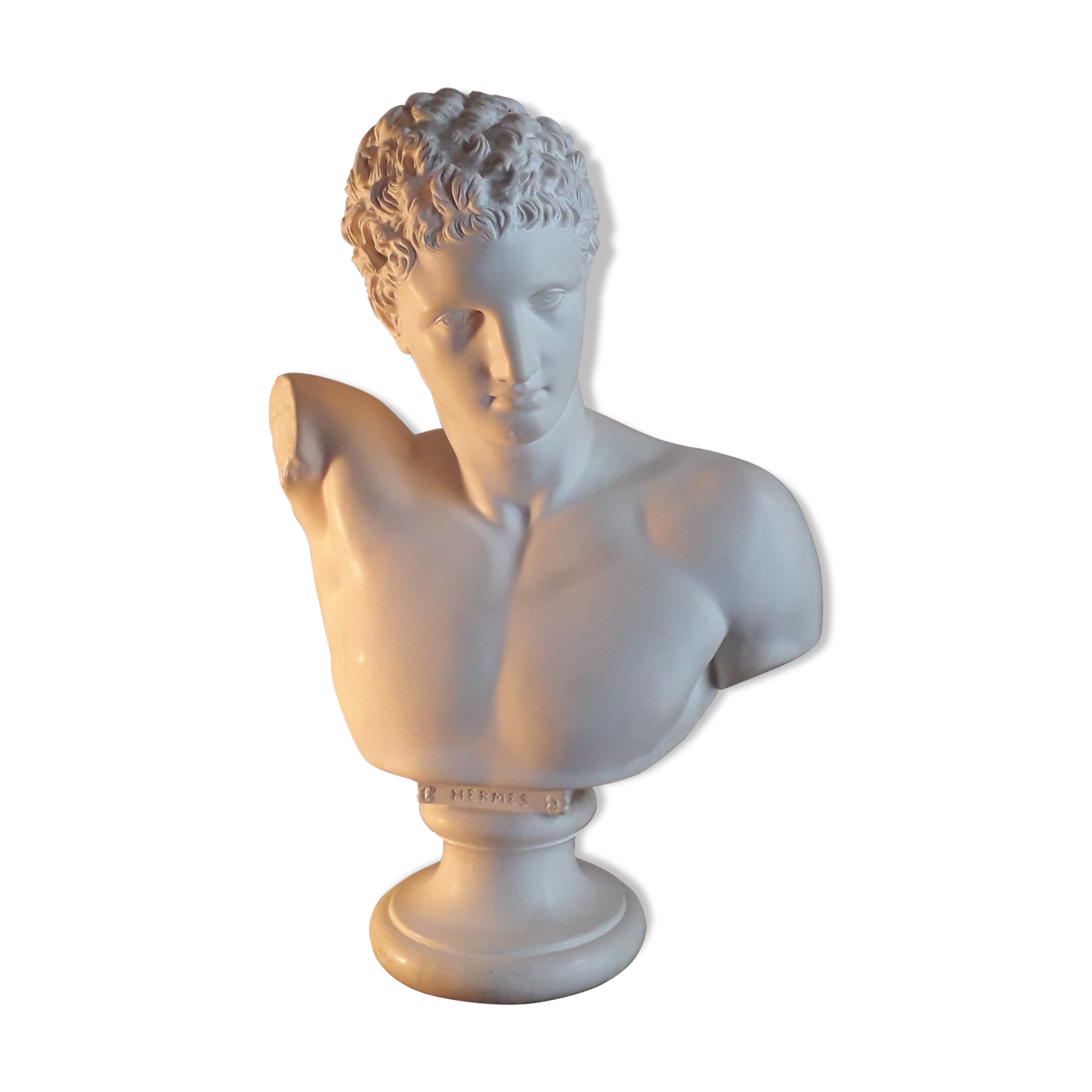 Hermes plaster bust