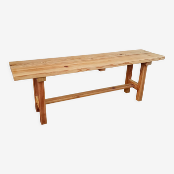 Natural pine bench 130 cm