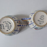 HB Quimper 2 cups and saucers