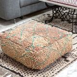 Moroccan kilim pouf