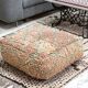 Moroccan kilim pouf