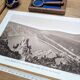 Lake Blanc, Hautes-Vosges, photo print from 1942.