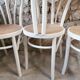 Suite de 6 chaises bistrot cannées
