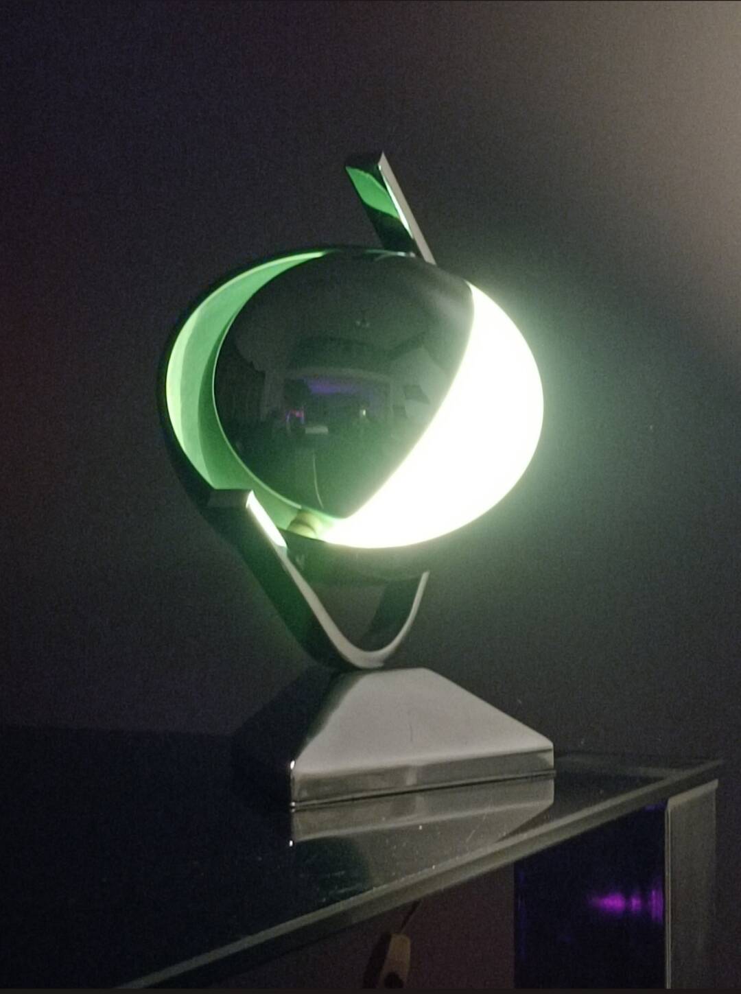 Lampe Eclips Eyeball par LP Oliva pour Grin Luz 1970s