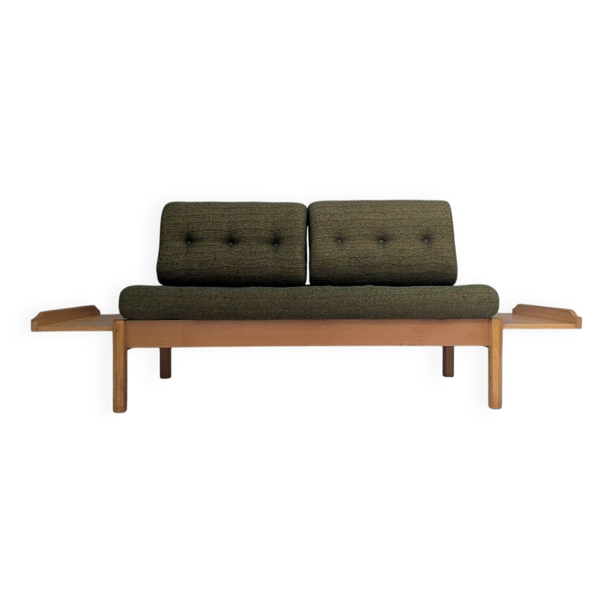 Lit de repos du milieu du siècle avec côtés coulissants, années 1960