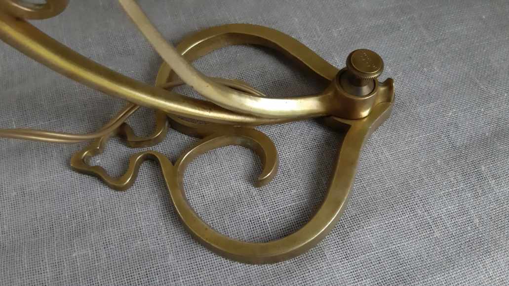 Art deco bronze lamp