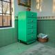 Chiffonnier art déco vert
