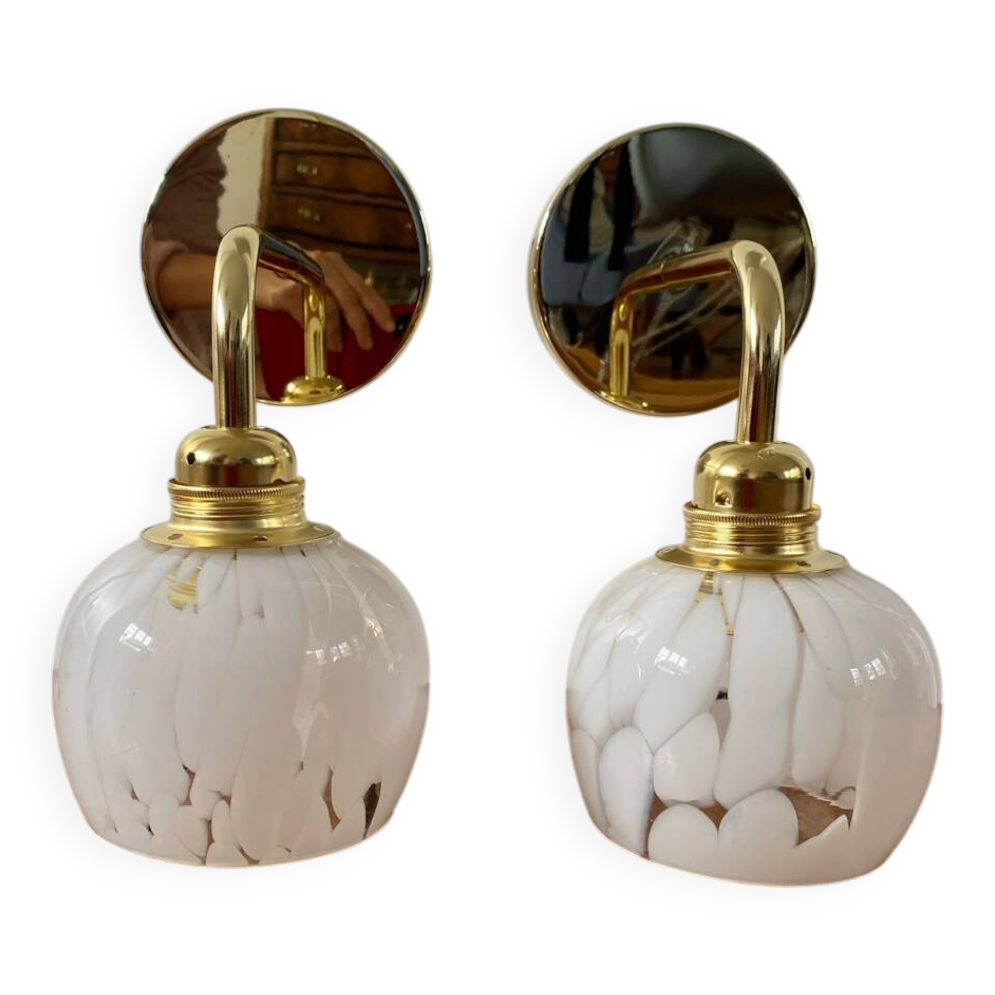 Pair of vintage wall lights