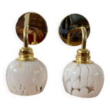 Pair of vintage wall lights