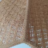 Vintage straw hanging lamp