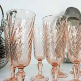 8 flutes a champagne rose