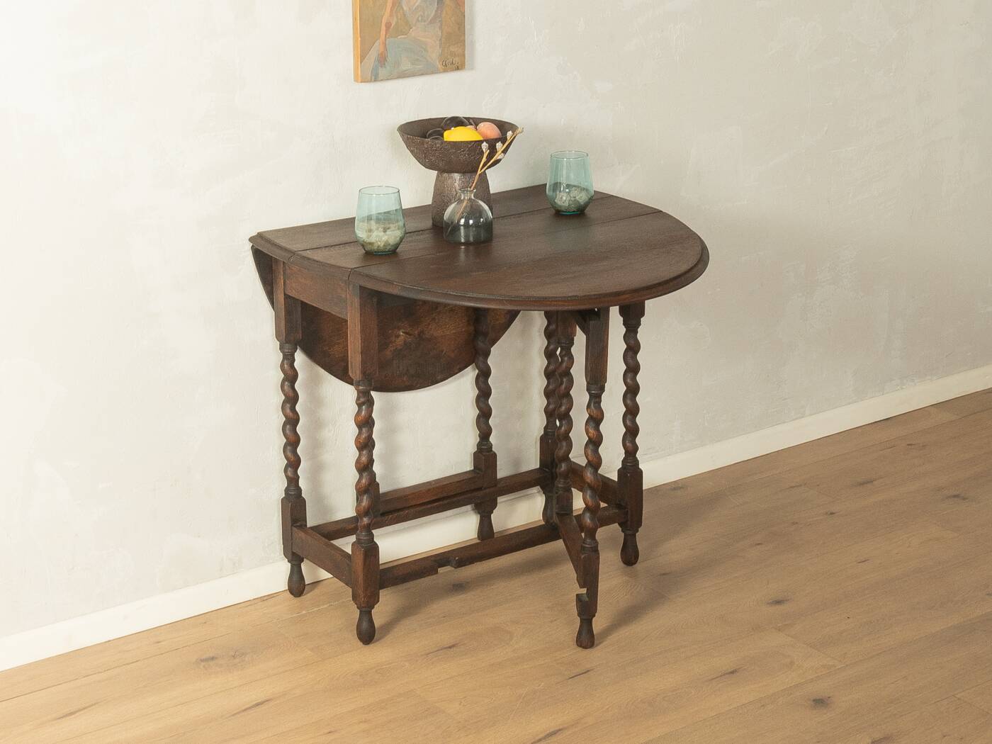 Table à rabats des années 1920