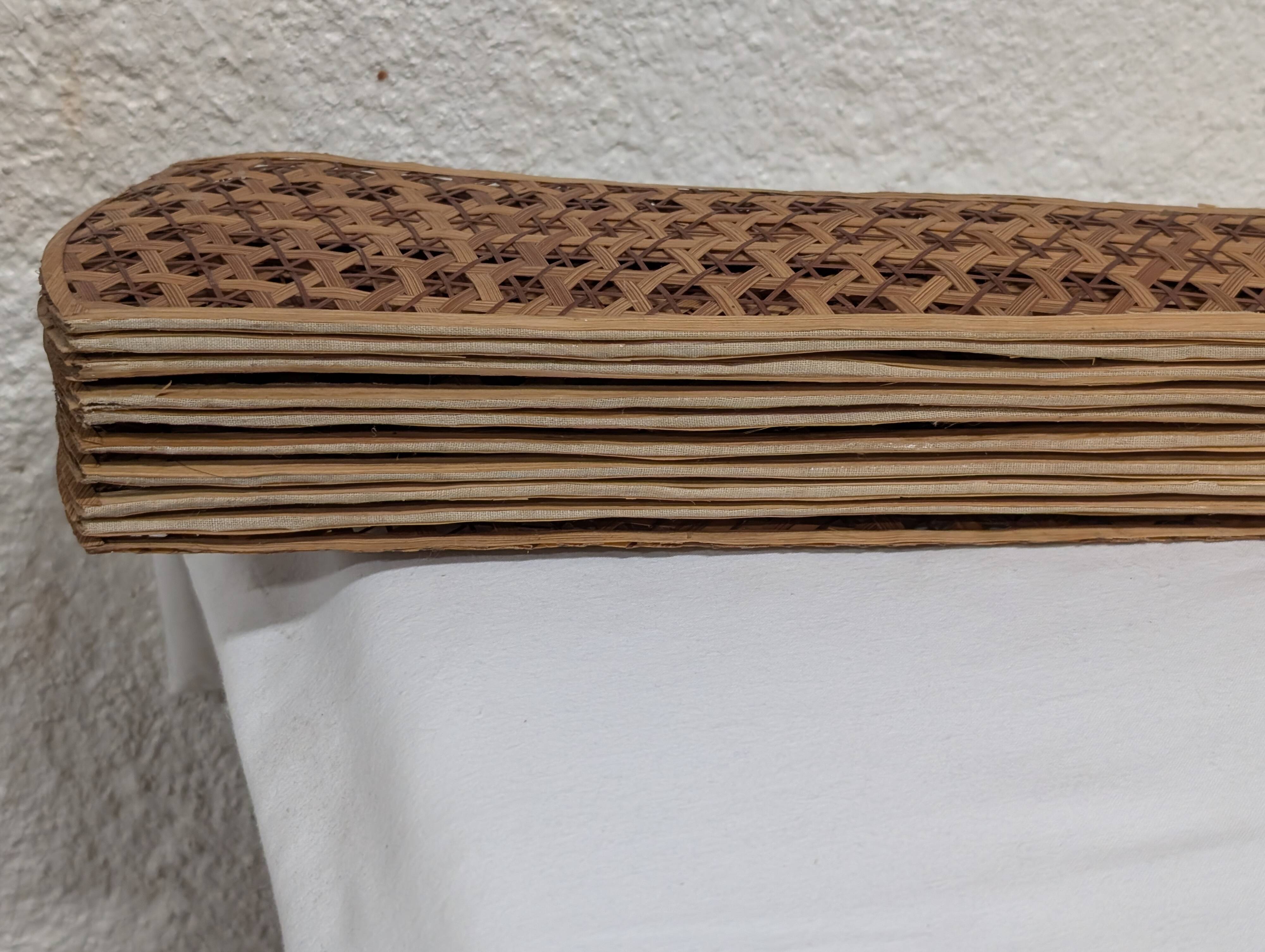 Ancient giant bamboo fan