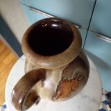 Vase WG Scheurich 490-42 decorated with cave paintings