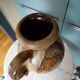 Vase WG Scheurich 490-42 decorated with cave paintings