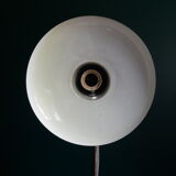 White desk lamp in industrial style metal