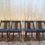 Set of 4 "Gondole" chairs in Empire style made of mahogany.