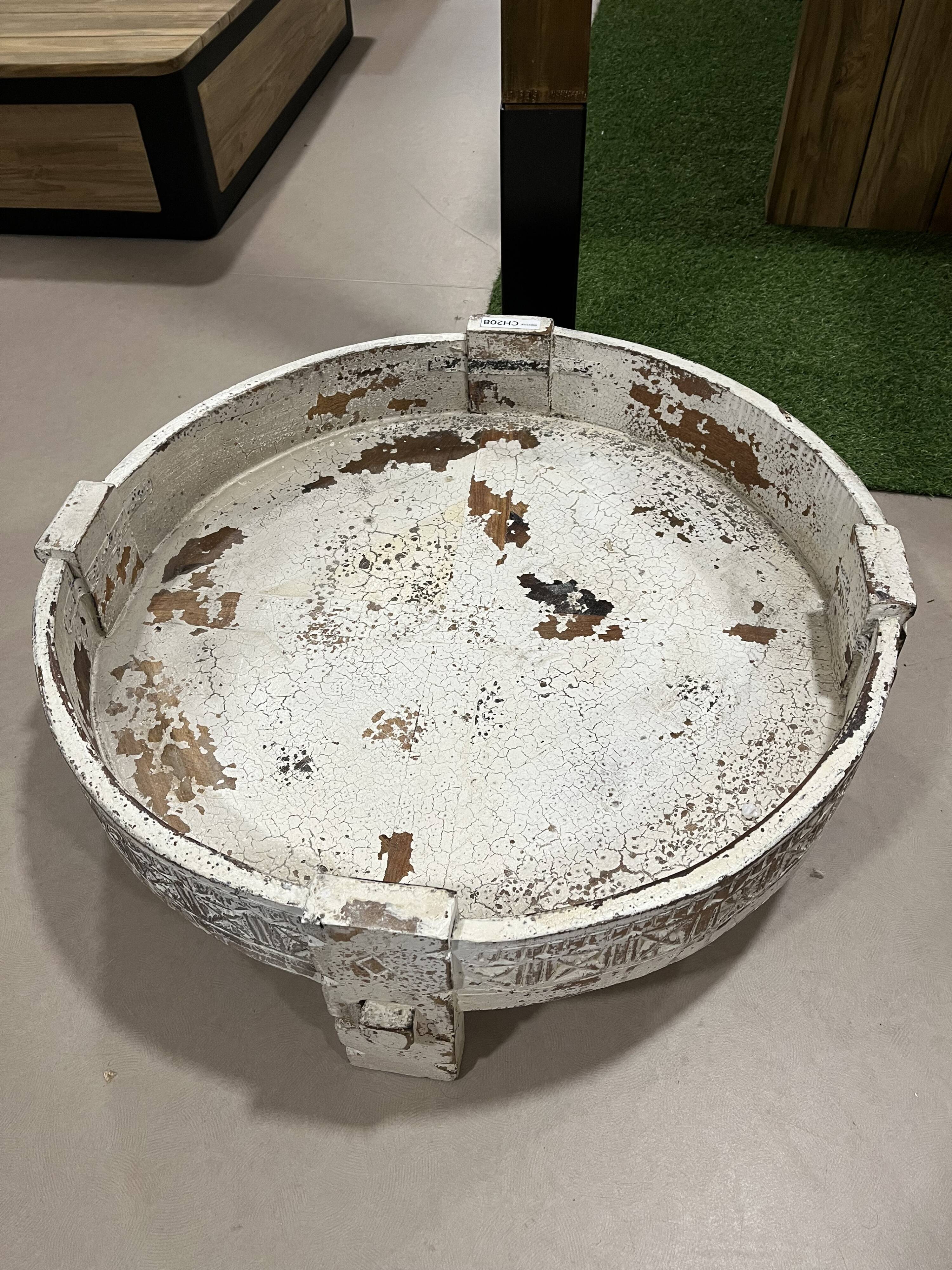 Round Indian coffee table