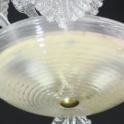 Art Deco Barovier e Toso Chandelier, Murano Glass, 1940s