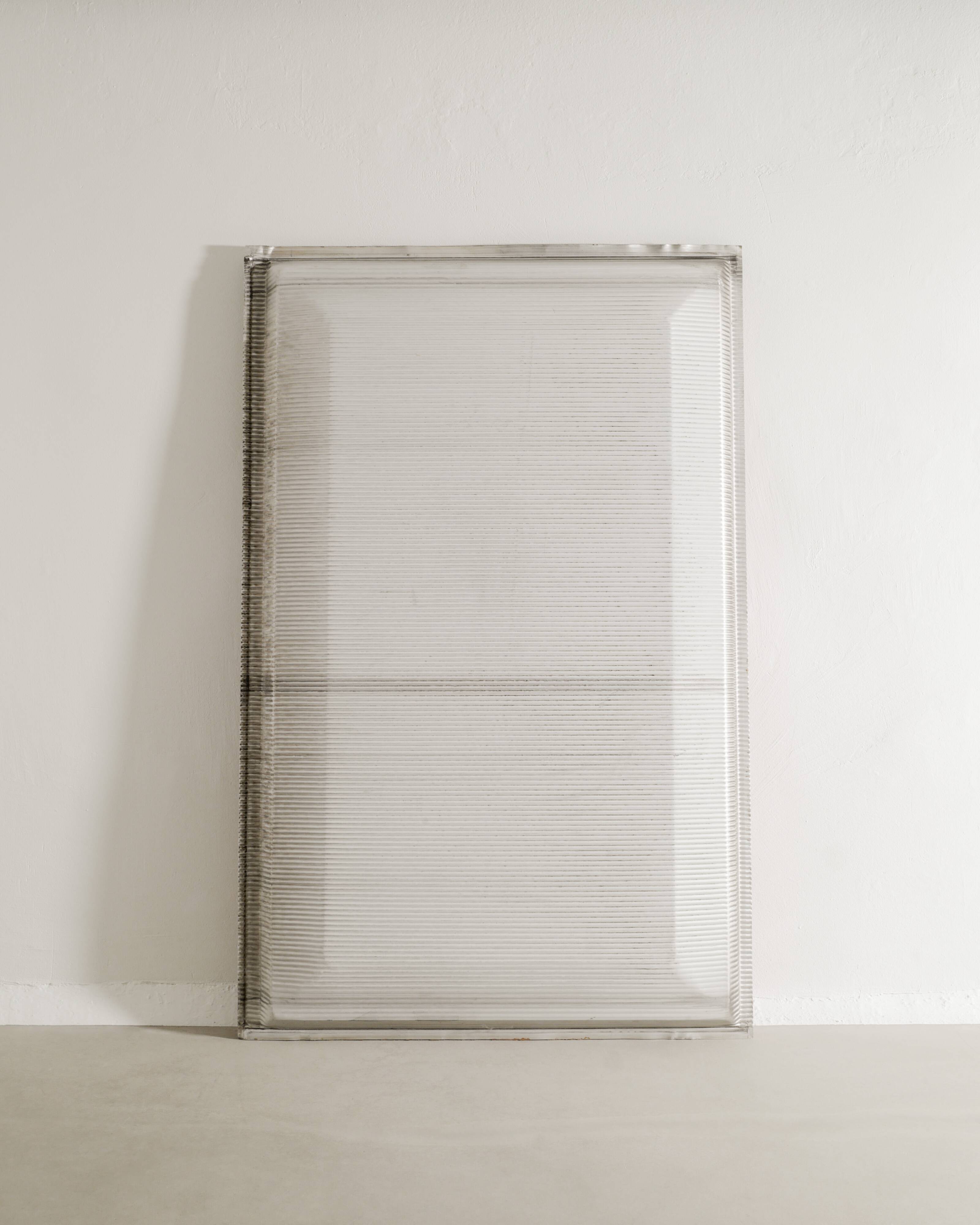 Panneau de façade vintage français du milieu du siècle « CIMT » par Jean Prouvé, années 1950