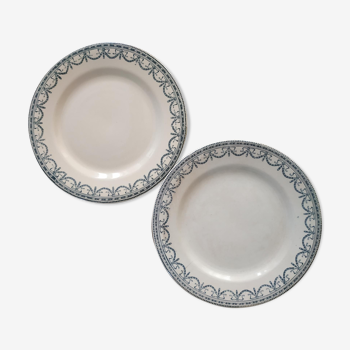 Set of 2 cake dishes iron earth Salins