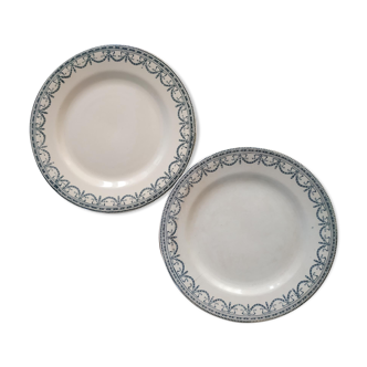 Set of 2 cake dishes iron earth Salins