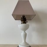 Antique opaline table lamp