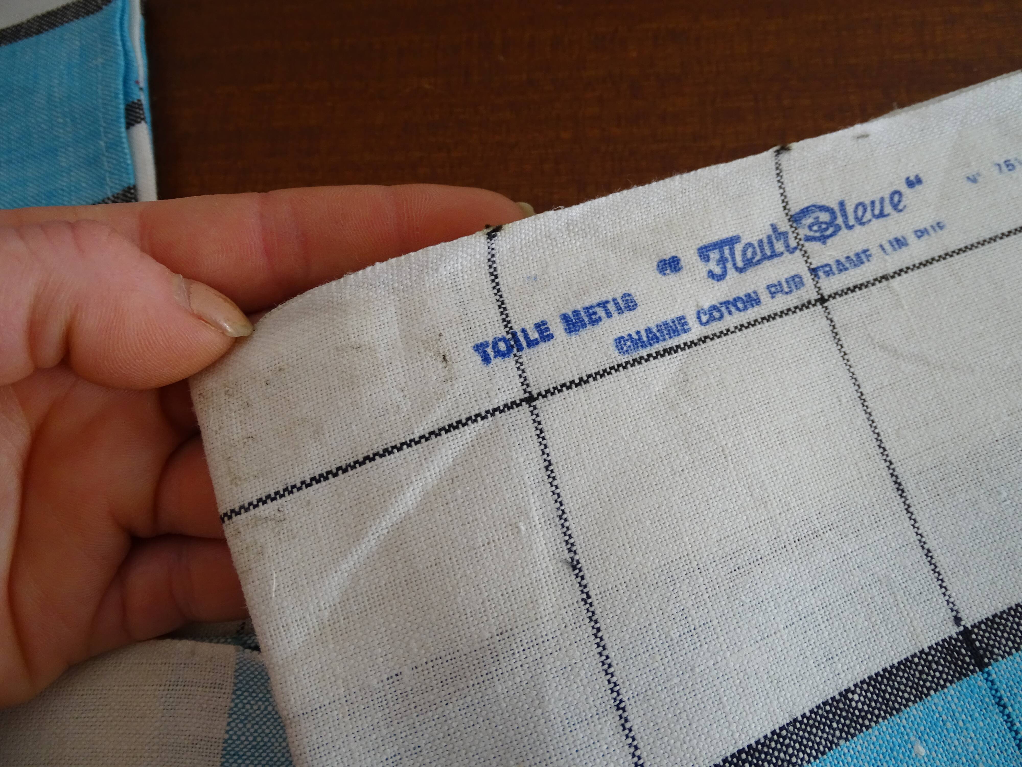 Toile Mtis Fleur Bleue