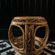 Vintage side table in rattan from the 60s-70s.