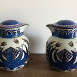 Pair of pitchers Royal Copenhagen 1967 signed Berte Jessen