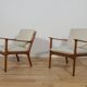 Pj112 armchairs by ole wanscher for poul jeppesens, denmark, 1960s, set of 2