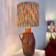 70s Fat Lava lamp with Pop Art shade