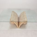 Magnussen ponte mactan stone coffee table, 1980s