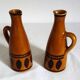 2 Longchamp glazed ceramic pitchers from the 70s
