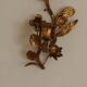 Pair of Mid-Century Italian Gilded Metal Sconces