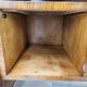 Art Deco sideboard in root walnut and fog with an aluminium base, 1940.