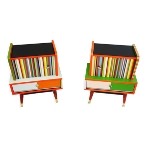 Paire de petits chevets