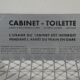 Etagère toilette de train
