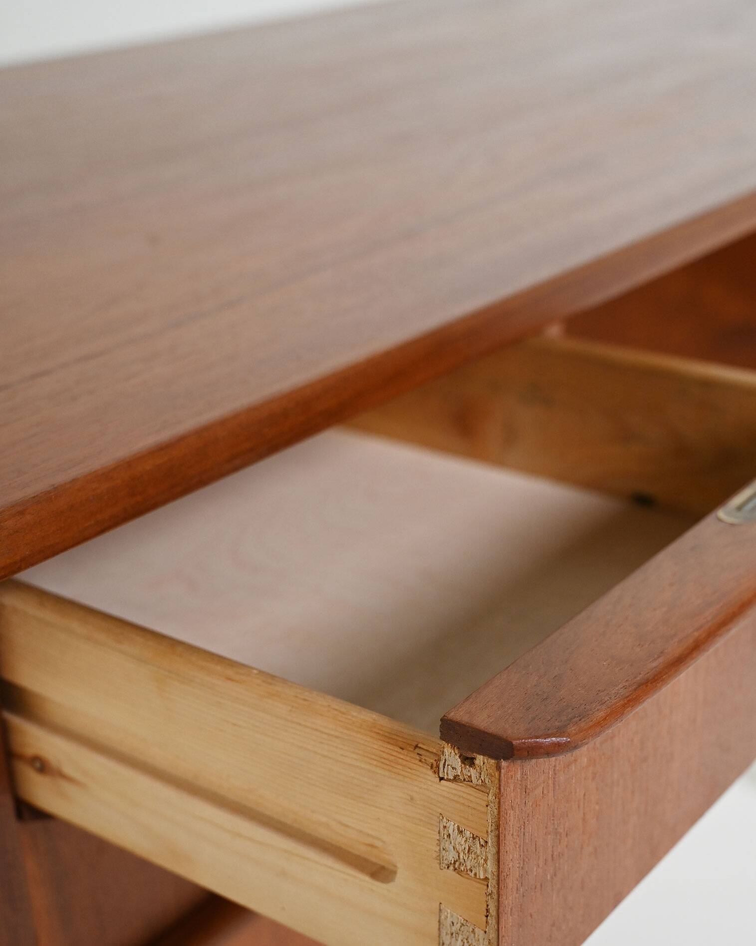 Scandinavian teak desk, 1960s