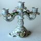 Porcelain candle holder from the 1960s, by AKKaiser, with 3 arms, vintage