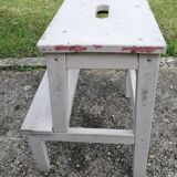 Wooden step for workshop