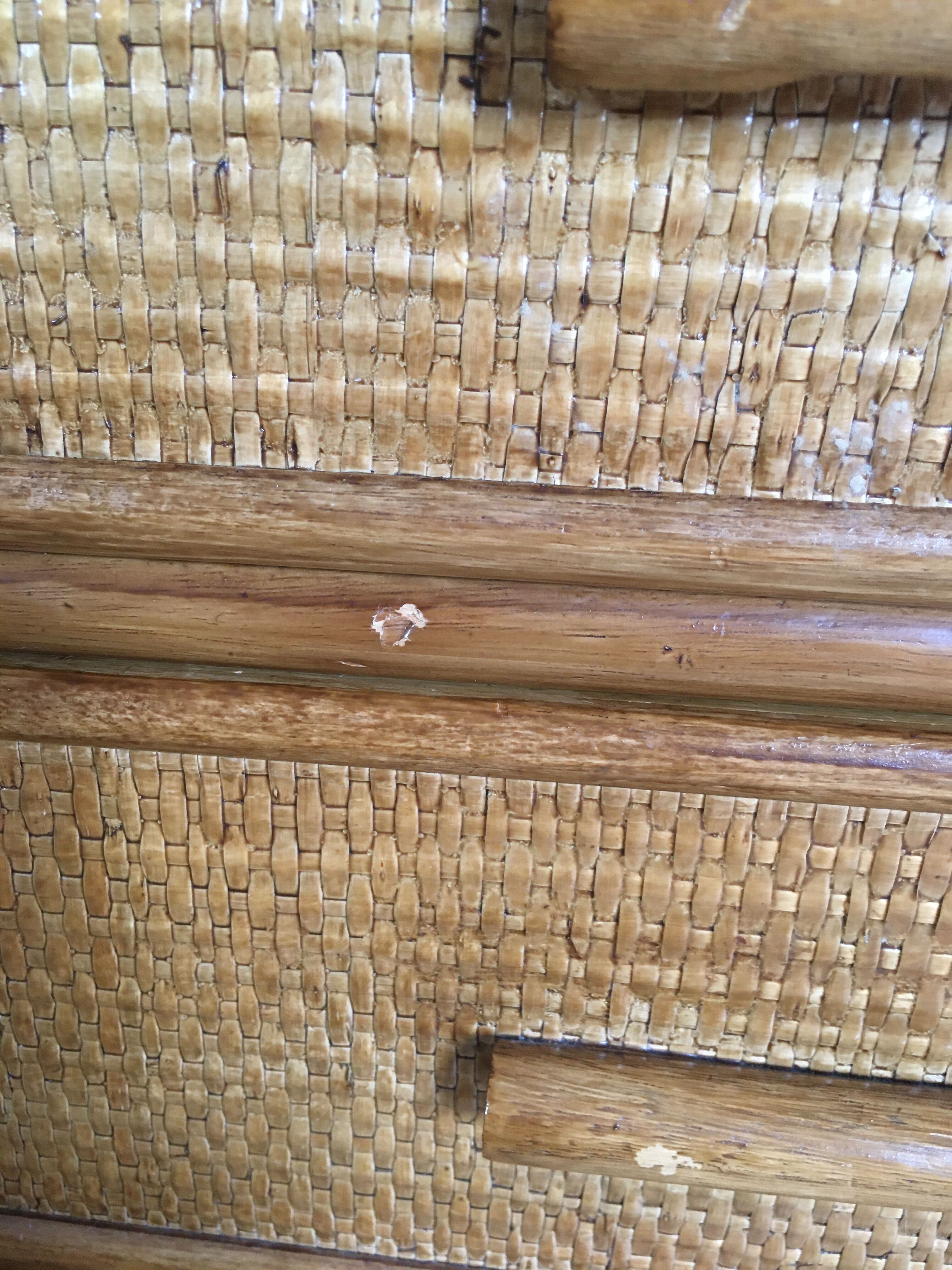Dresser in rattan