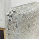 Large square wall lamp ceiling light transparent glass vintage fixture
