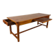 Late 19th century French farmhouse table – fully restored
