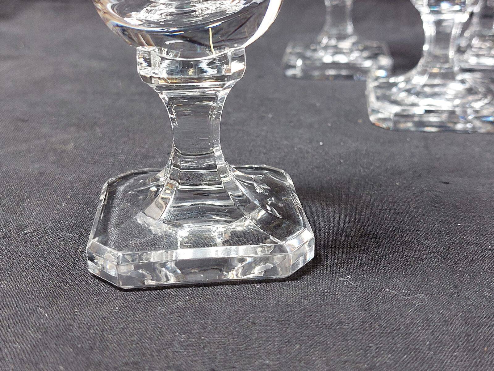 6 crystal champagne flutes from Villeroy and Boch, model Mercury - Height 17.