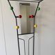 Coat rack, vintage cloakroom with mirror