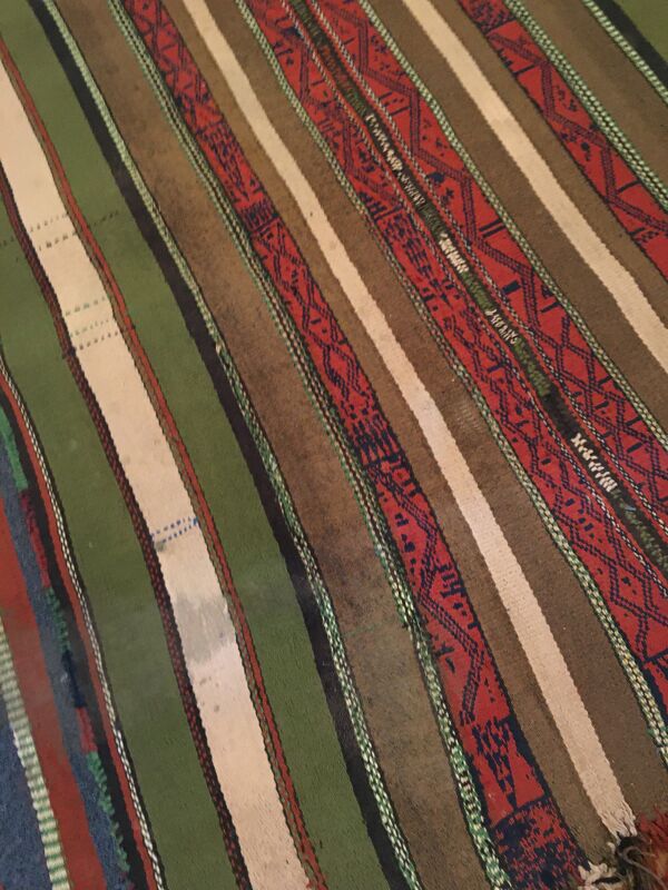 Tapis de nomade en laine de dromadaire - 210x190cm
