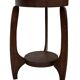 Table d'appoint Art Déco en chêne au design minimaliste