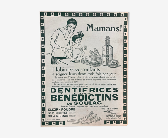 Publicité Bénédictins de Soulac Vintage