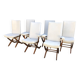 Set de 4 chaises et de 2 fauteuils inclinables Polyconfort
